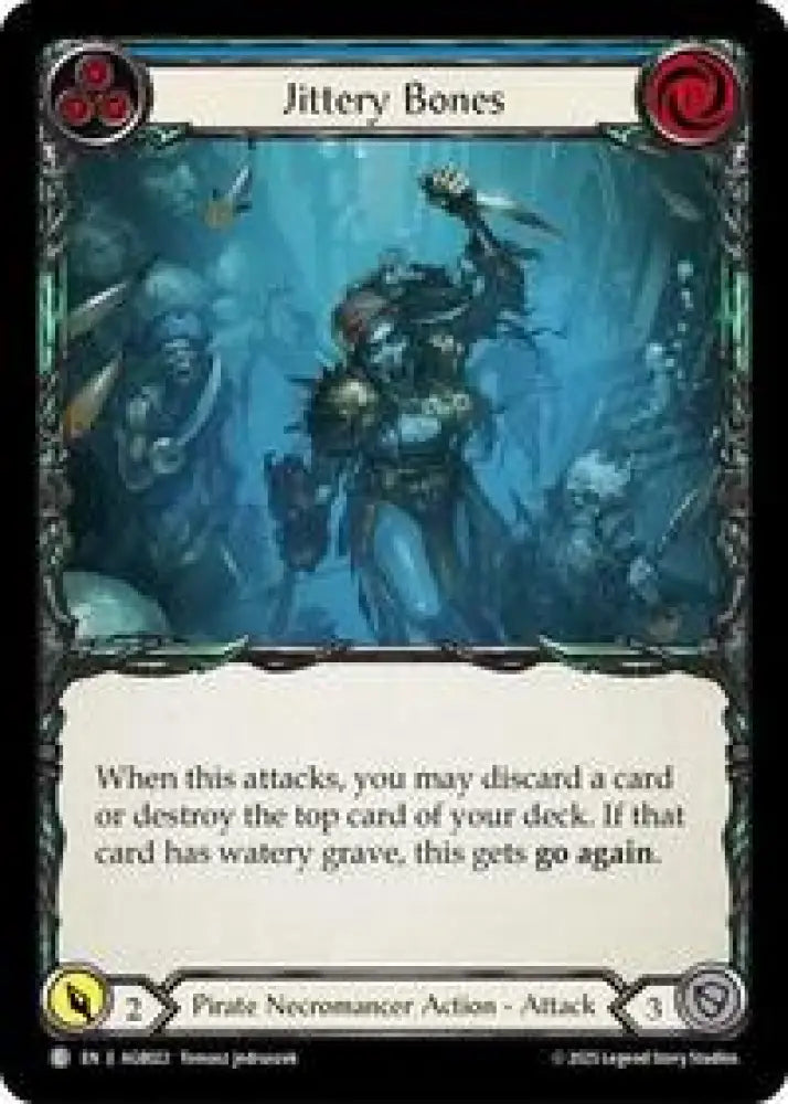 Jittery Bones (Blue) (AGB022) [Armory Deck Gravy Bones]