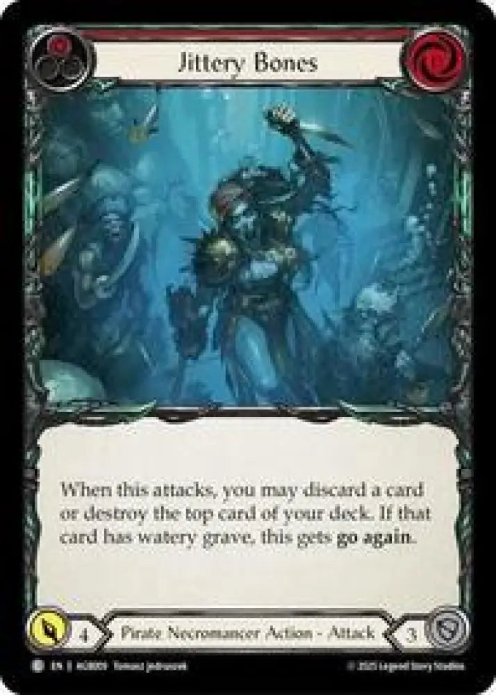Jittery Bones (Red) (AGB009) [Armory Deck Gravy Bones]