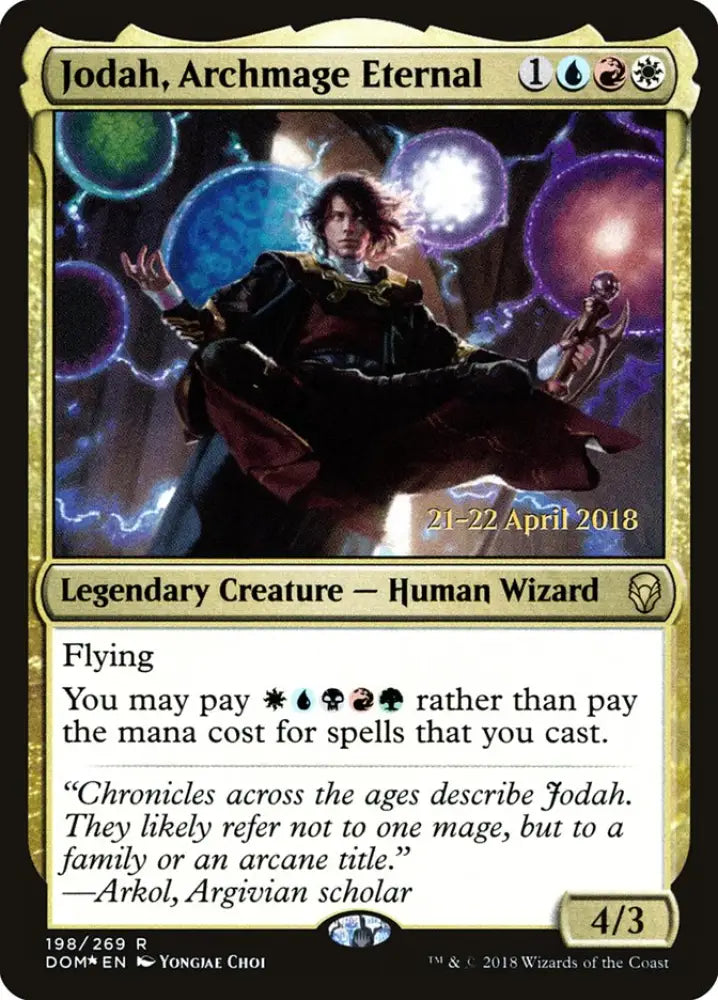 Jodah Archmage Eternal [Dominaria Prerelease Promos] - MTG Single
