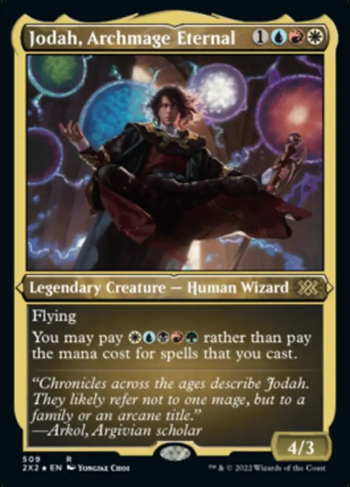 Jodah Archmage Eternal (Foil Etched) [Double Masters 2022] - MTG Single
