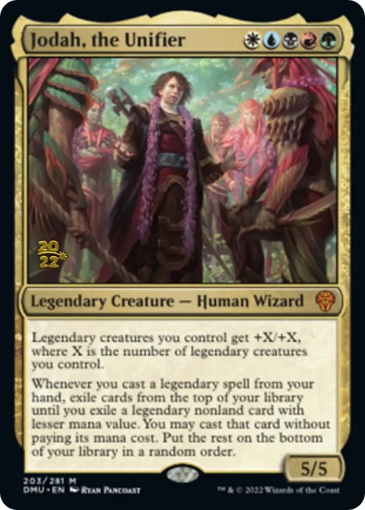 Jodah the Unifier [Dominaria United Prerelease Promos] - MTG Single