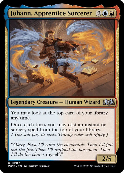 Johann Apprentice Sorcerer [Wilds of Eldraine] - MTG Single