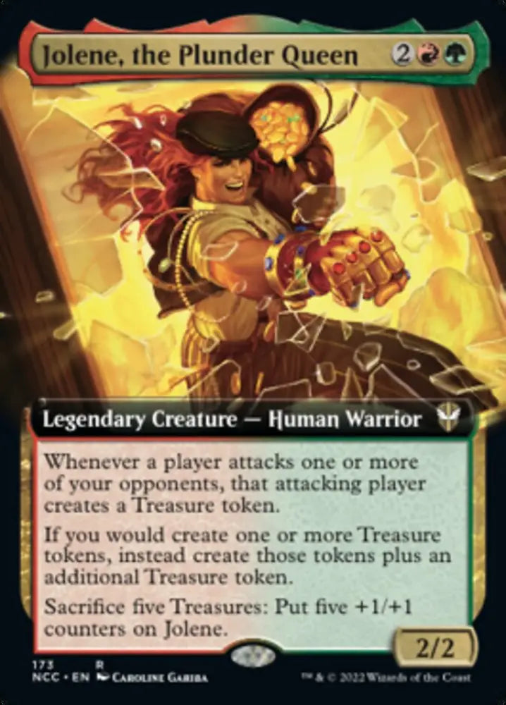 Jolene the Plunder Queen (Extended Art) [Streets of New Capenna Commander] - MTG Single