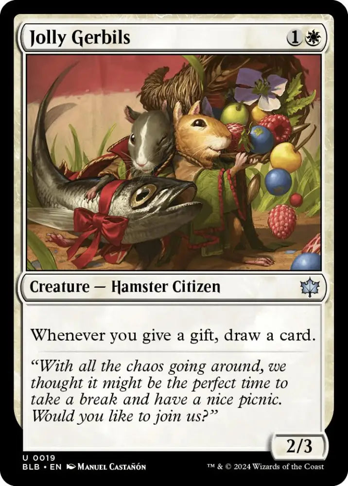 Jolly Gerbils [Bloomburrow] - MTG Single