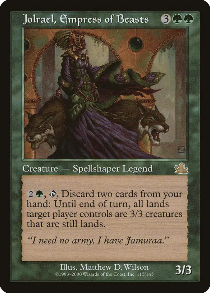 Jolrael Empress of Beasts [Prophecy] - MTG Single