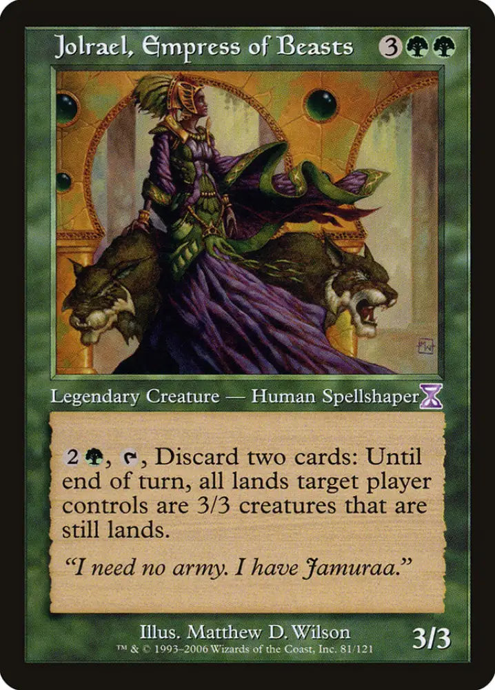 Jolrael Empress of Beasts [Time Spiral Timeshifted] - MTG Single