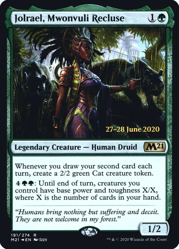 Jolrael Mwonvuli Recluse [Core Set 2021 Prerelease Promos] - MTG Single