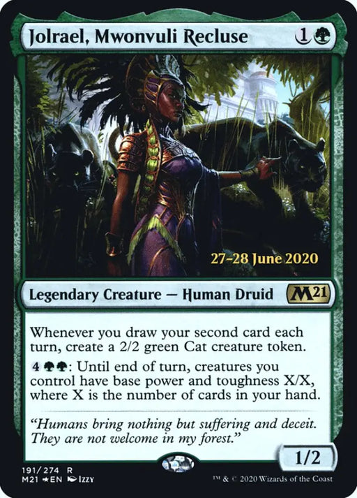 Jolrael Mwonvuli Recluse [Core Set 2021 Prerelease Promos] - MTG Single