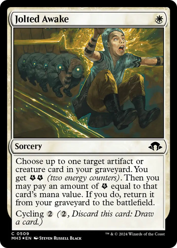 Jolted Awake (Ripple Foil) [Modern Horizons 3] - MTG Single