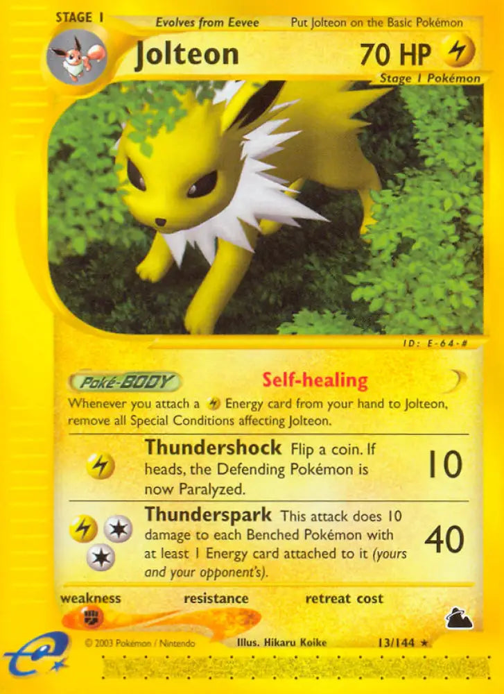Jolteon (13/144) [Skyridge] - Pokemon Single