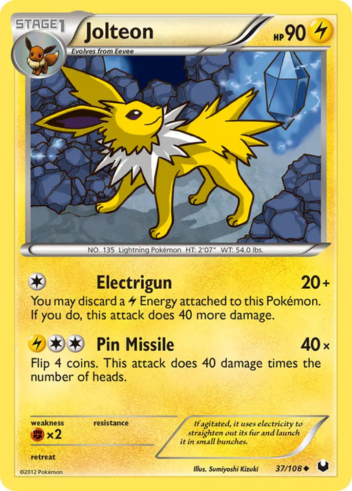 Jolteon (37/108) [Black & White: Dark Explorers] - Pokemon Single