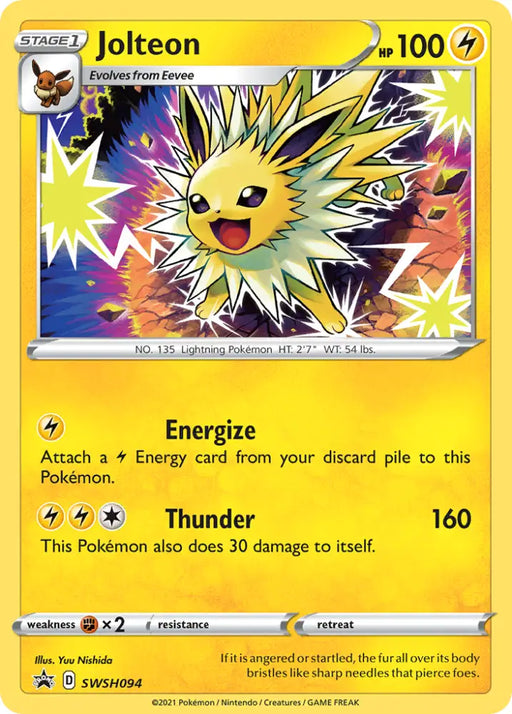 Jolteon (SWSH094) [Sword & Shield: Black Star Promos] - Pokemon Single