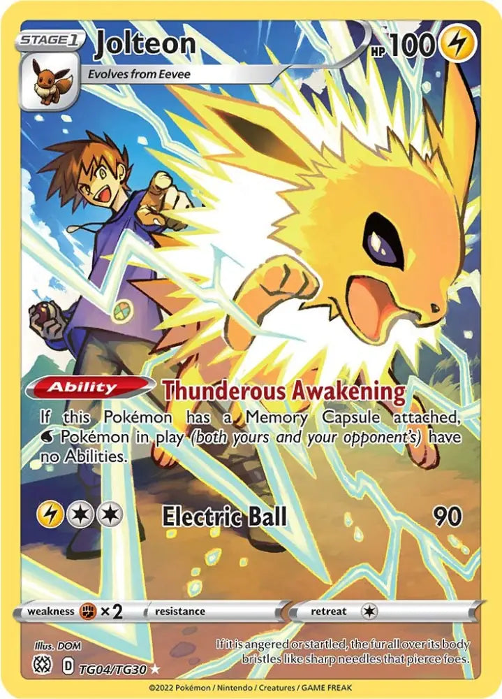 Jolteon (TG04/TG30) [Sword & Shield: Brilliant Stars] - Pokemon Single
