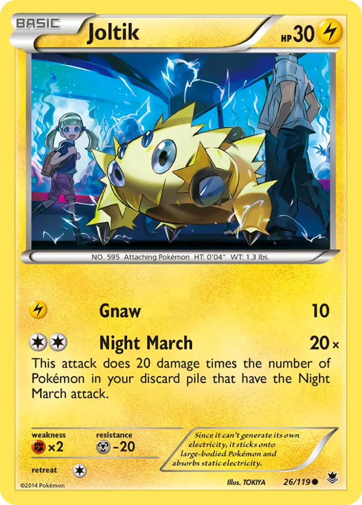 Joltik (26/119) [XY: Phantom Forces] - Pokemon Single