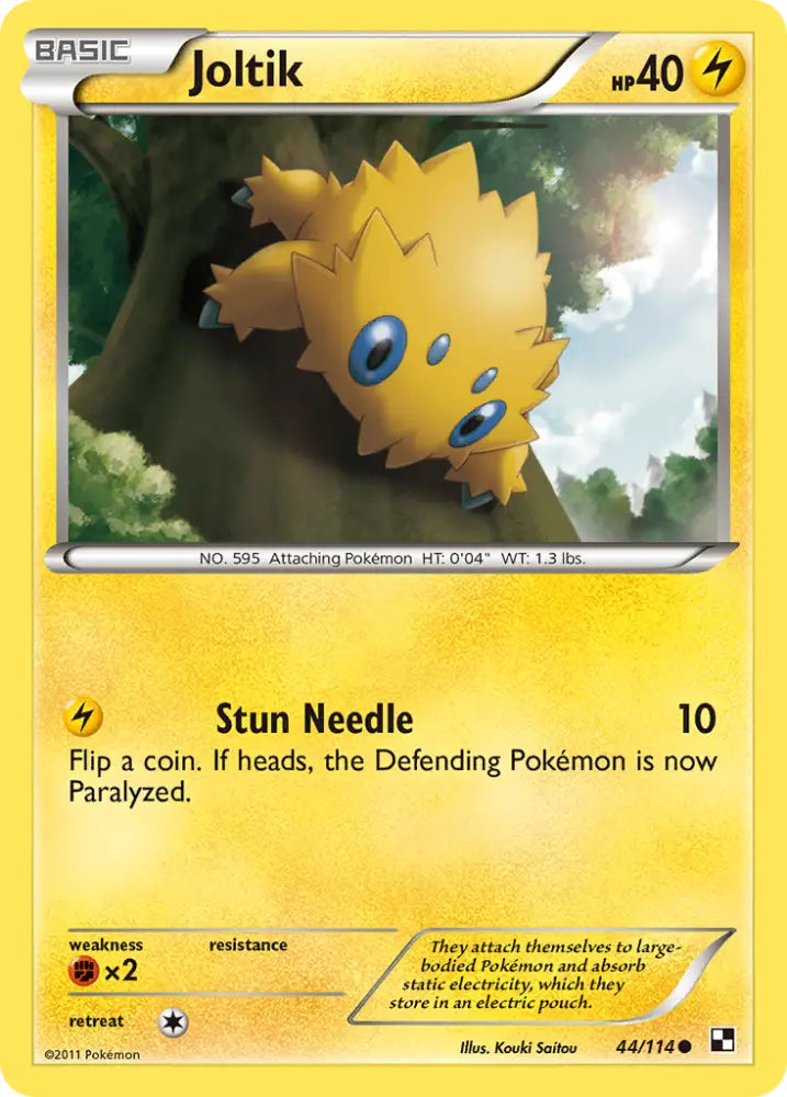 Joltik (44/114) [Black & White: Base Set] - Pokemon Single