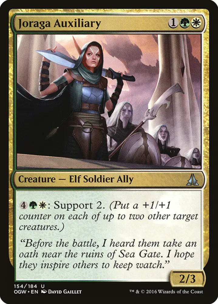 Joraga Auxiliary [Oath of the Gatewatch] - MTG Single