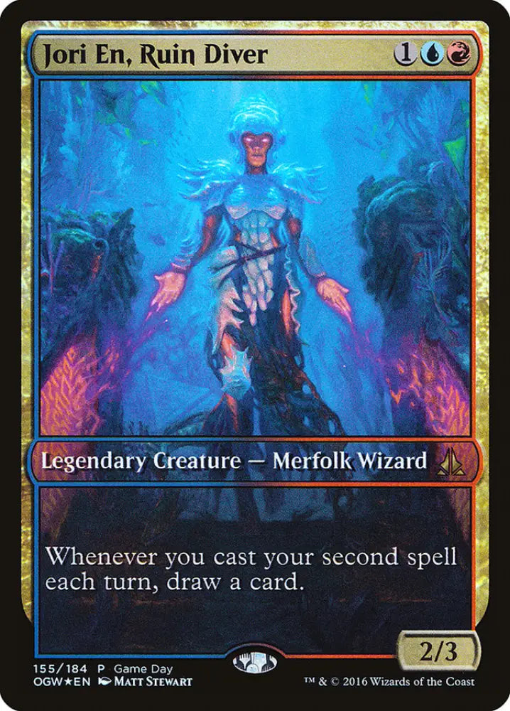 Jori En Ruin Diver (Game Day) (Full Art) [Oath of the Gatewatch Promos] - MTG Single