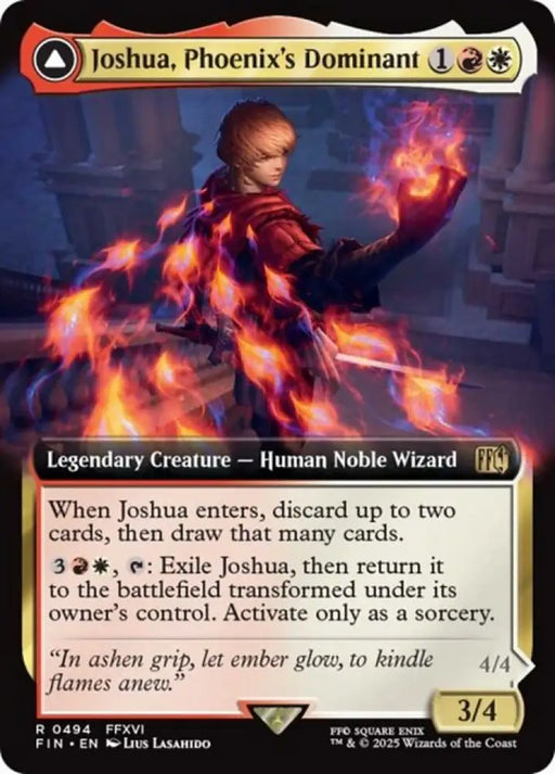 Joshua, Phoenix's Dominant // Phoenix, Warden of Fire (494) [Final Fantasy]