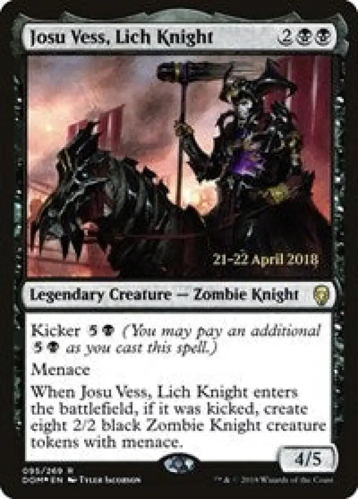 Josu Vess, Lich Knight (95) [Prerelease Cards]
