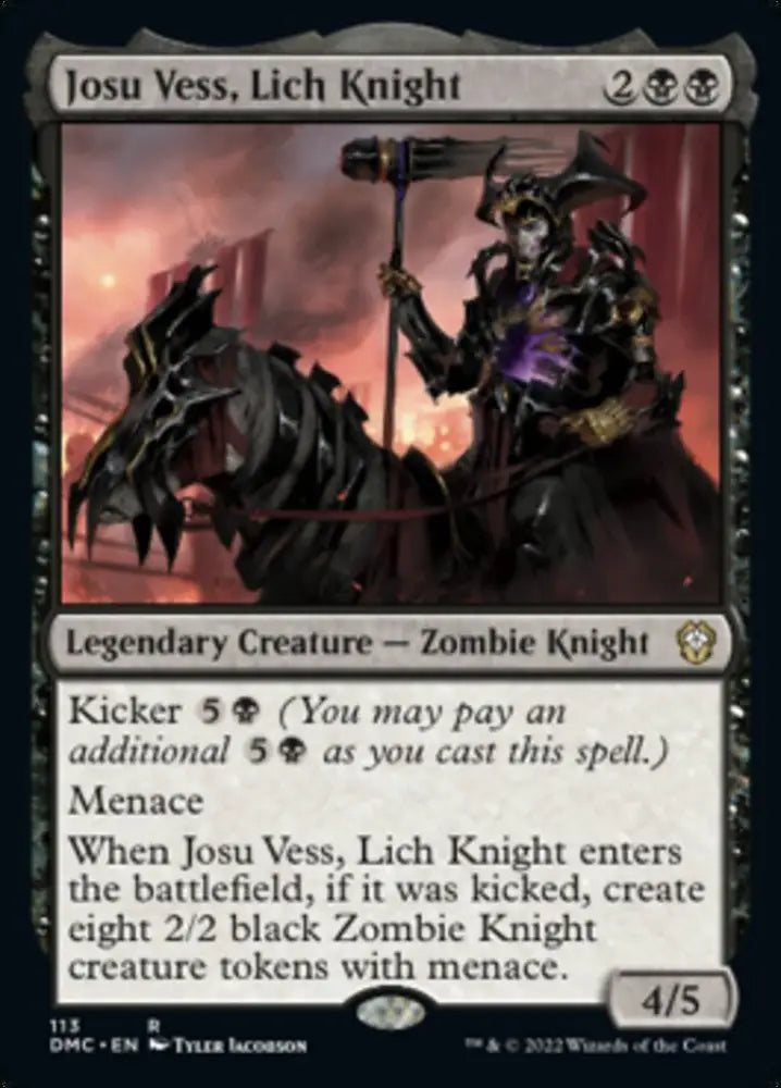 Josu Vess Lich Knight [Dominaria United Commander] - MTG Single
