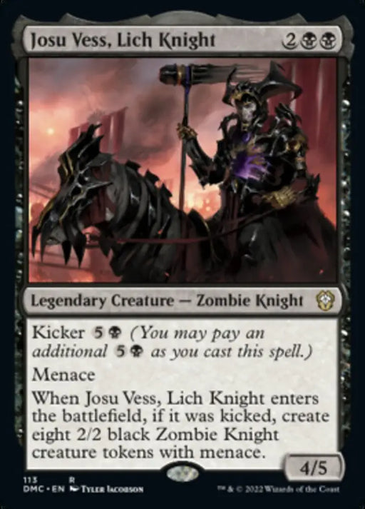 Josu Vess Lich Knight [Dominaria United Commander] - MTG Single