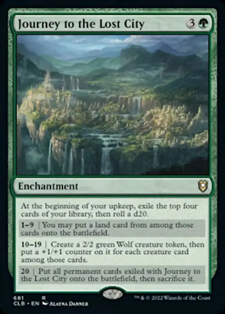 Journey to the Lost City [Commander Legends: Battle for Baldur’s Gate] - MTG Single