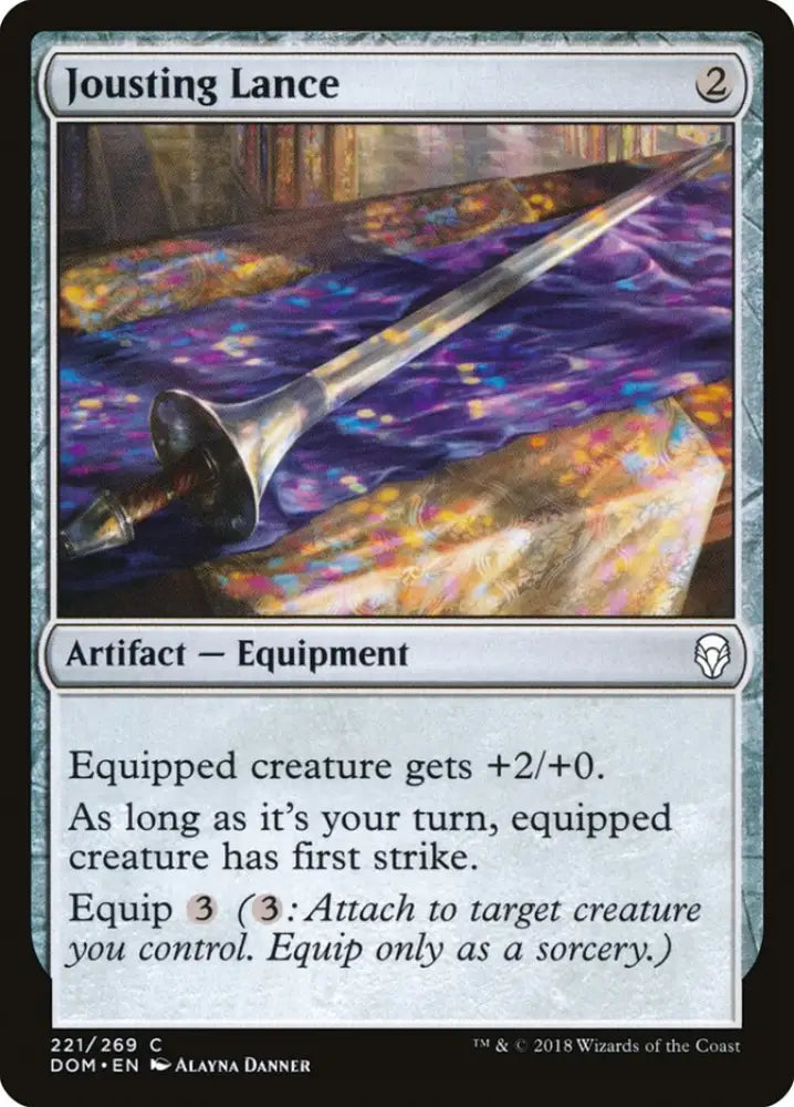 Jousting Lance [Dominaria] - MTG Single