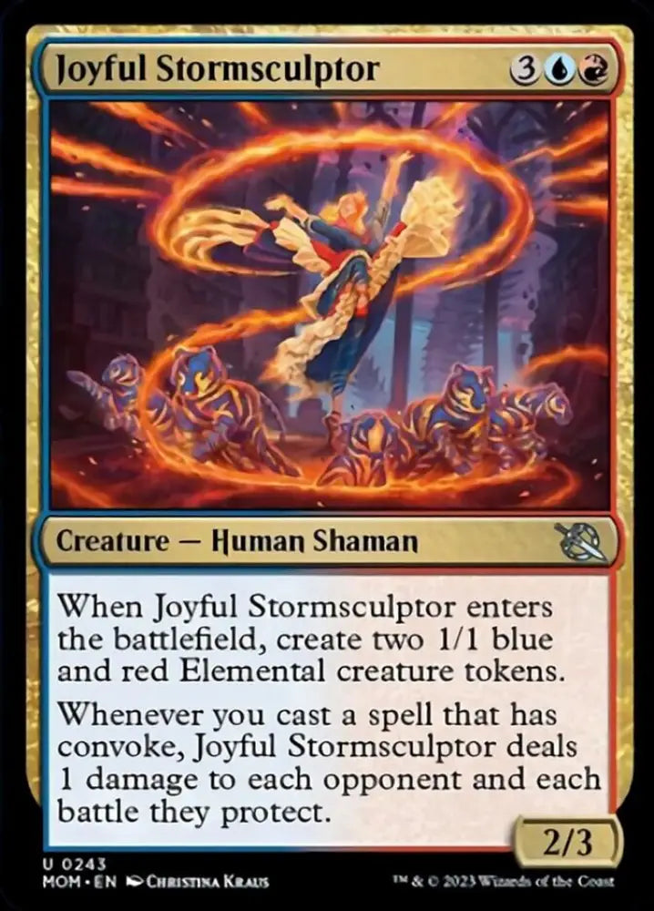 Joyful Stormsculptor [March of the Machine] - MTG Single