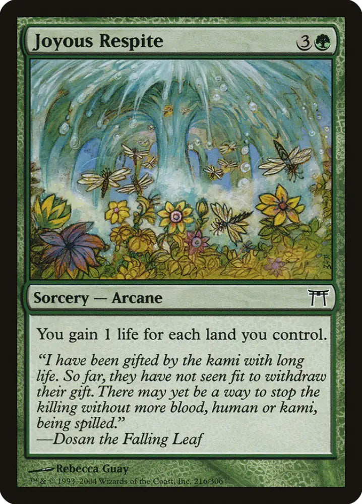 Joyous Respite [Champions of Kamigawa] - MTG Single