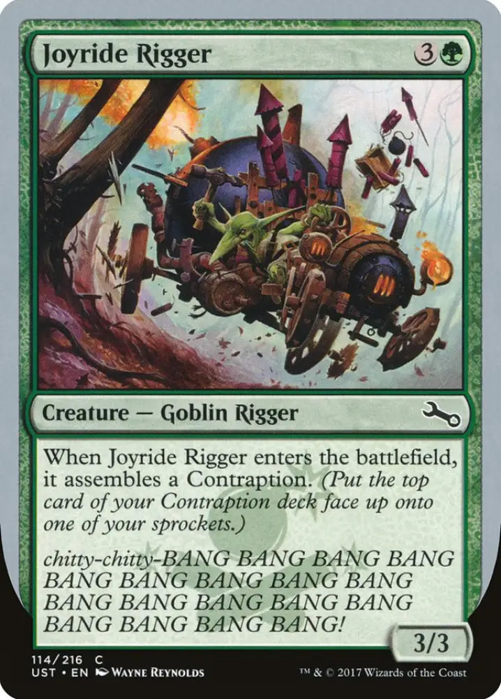 Joyride Rigger [Unstable] - MTG Single