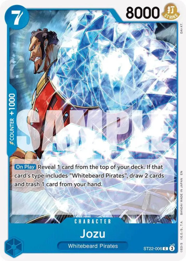 Jozu (ST22-006) [Starter Deck 22: Ace & Newgate]