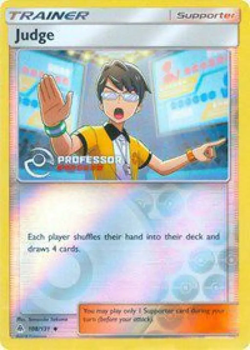 Judge (108/131) [Professor Program Promos] - Pokemon Single
