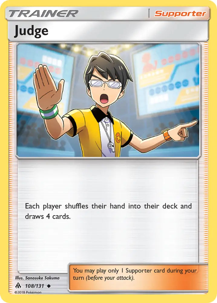 Judge (108/131) [Sun & Moon: Forbidden Light] - Pokemon Single