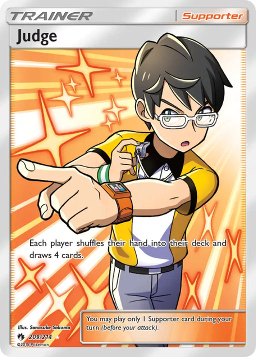 Judge (209/214) [Sun & Moon: Lost Thunder] - Pokemon Single