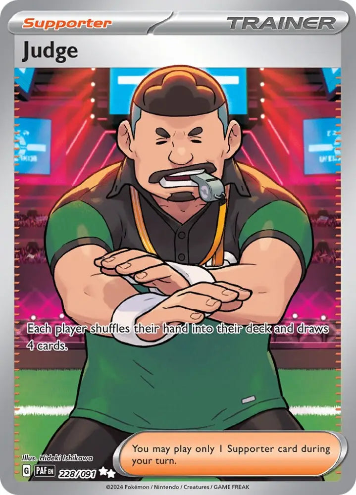 Judge (228/091) [Scarlet & Violet: Paldean Fates] - Pokemon Single
