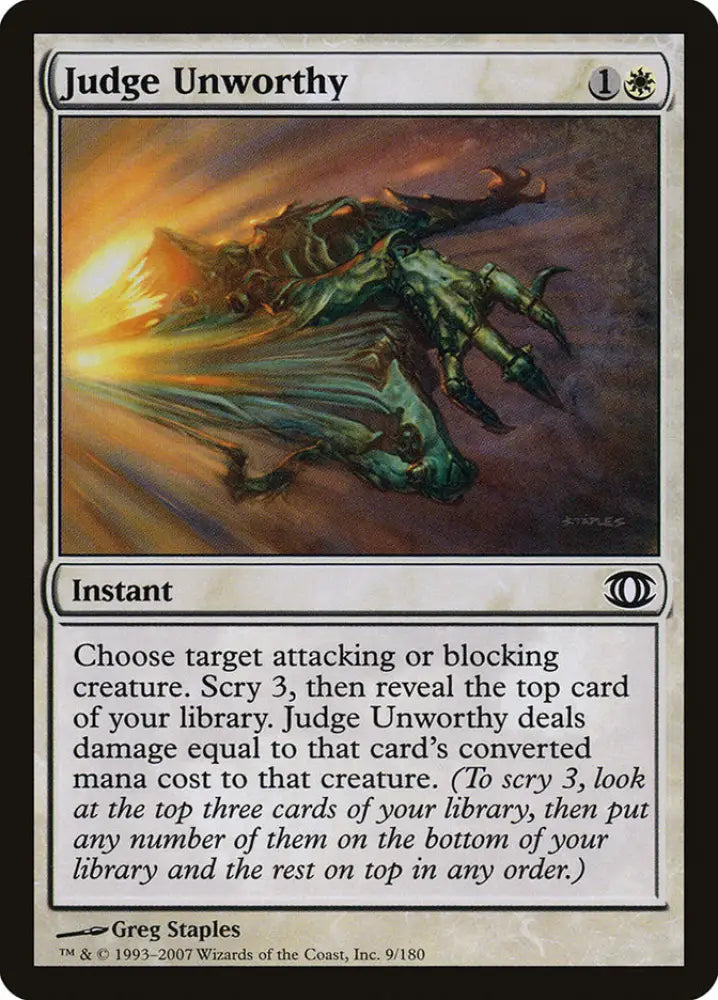 Judge Unworthy [Future Sight] - MTG Single