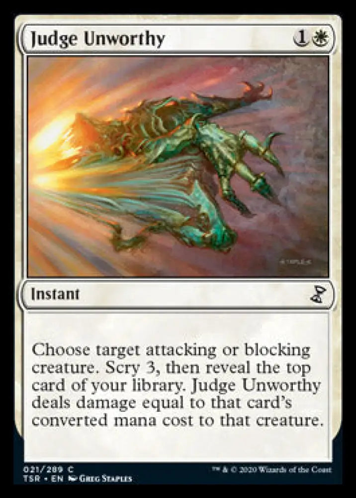 Judge Unworthy [Time Spiral Remastered] - MTG Single