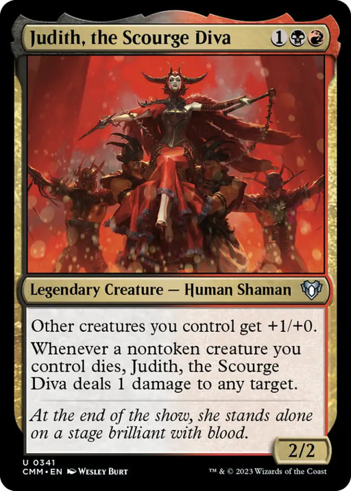 Judith the Scourge Diva [Commander Masters] - MTG Single