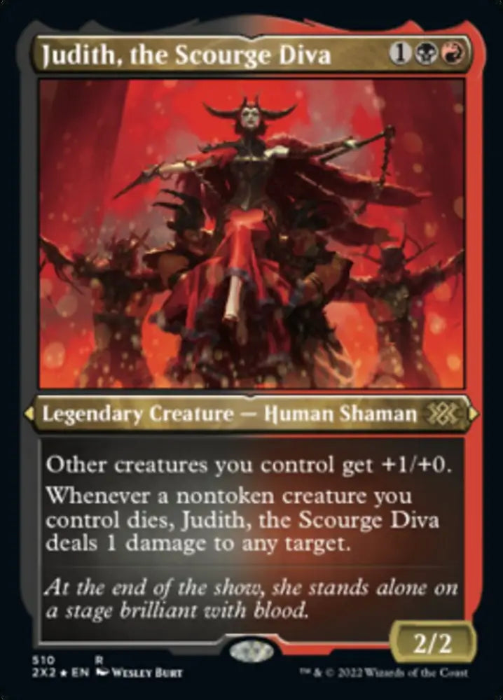 Judith the Scourge Diva (Foil Etched) [Double Masters 2022] - MTG Single