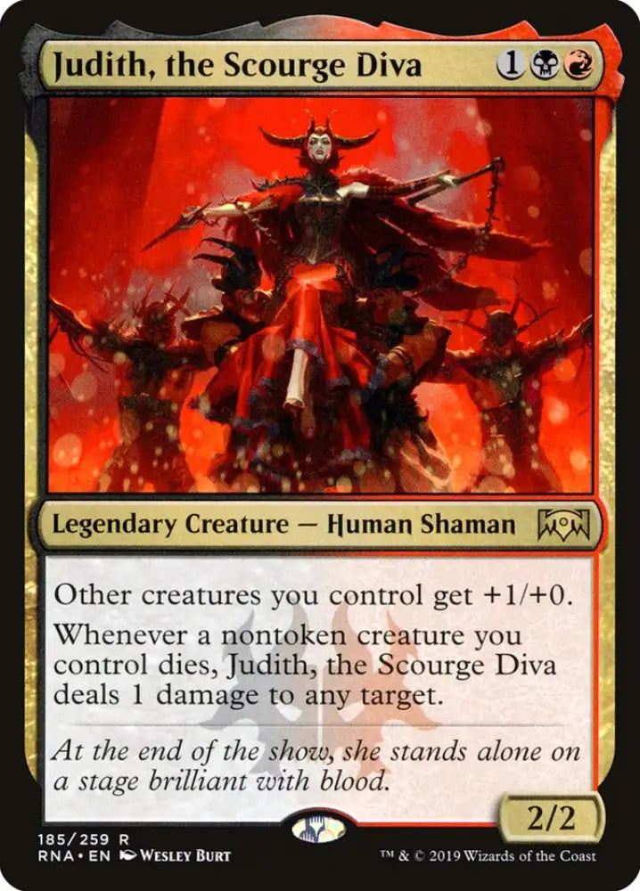 Judith the Scourge Diva [Ravnica Allegiance] - MTG Single