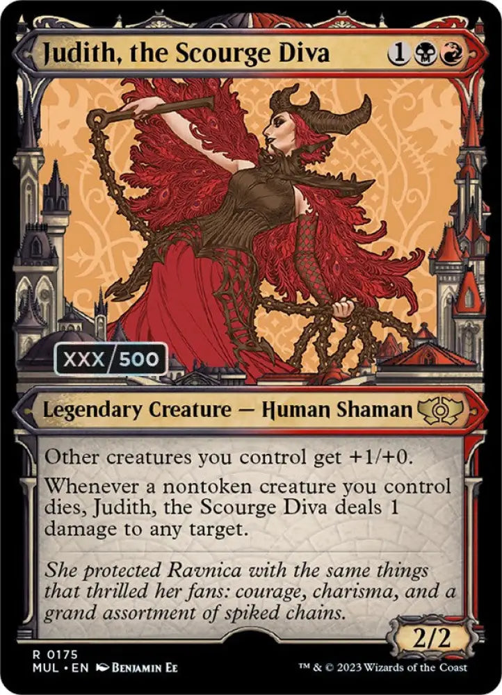 Judith the Scourge Diva (Serialized) [Multiverse Legends] - MTG Single