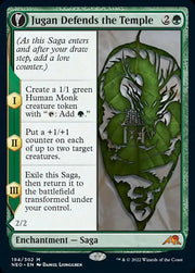 Jugan Defends the Temple // Remnant of the Rising Star [Kamigawa: Neon Dynasty] - MTG Single