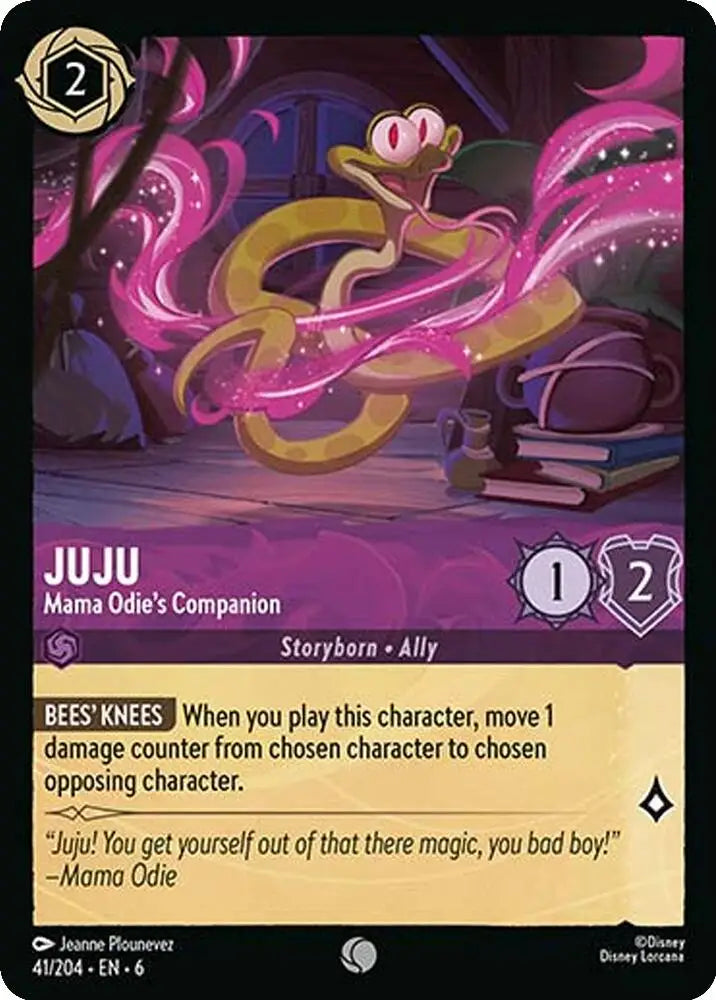 Juju - Mama Odie’s Companion (41/204) [Azurite Sea] - Lorcana Single
