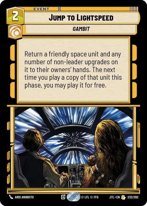 Jump to Lightspeed (232/262) [Jump to Lightspeed] - Star Wars: Unlimited Single