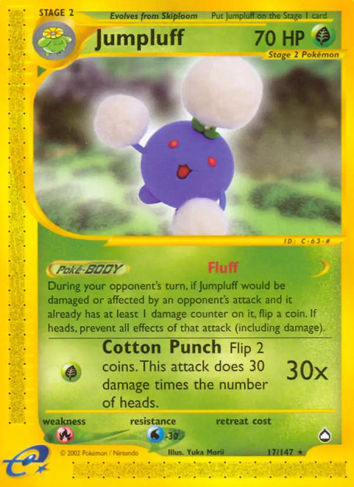 Jumpluff (17/147) [Aquapolis] - Pokemon Single