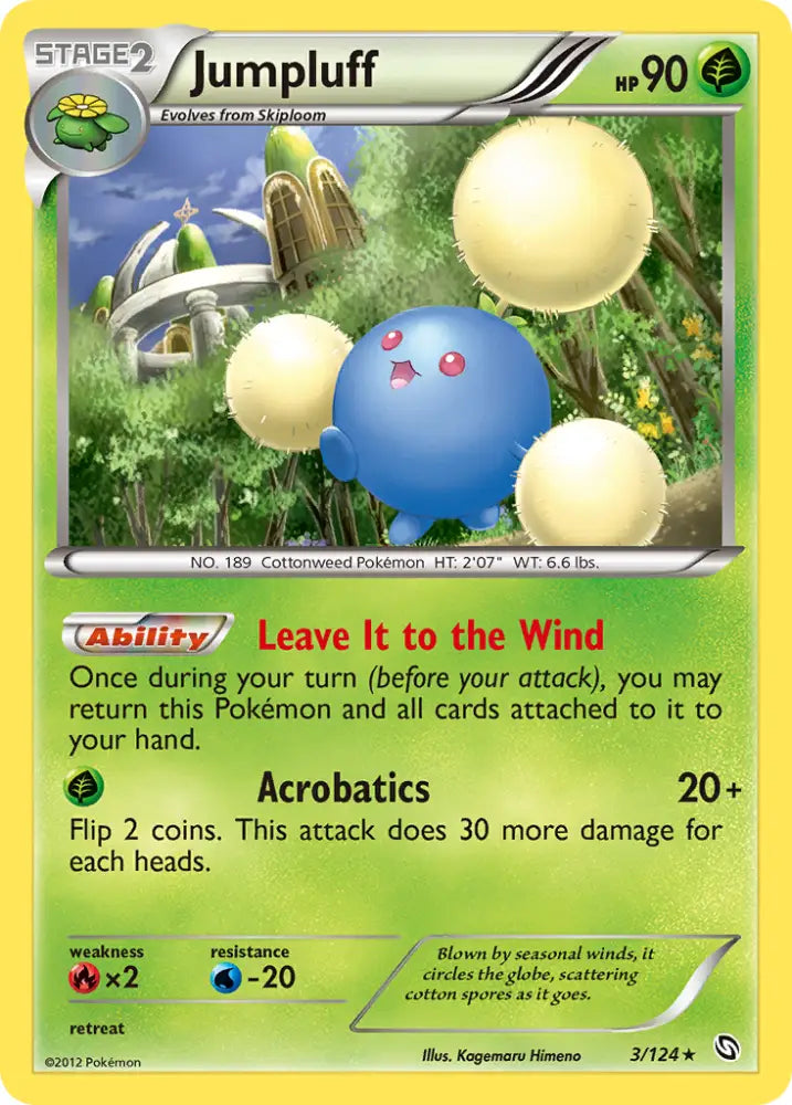 Jumpluff (3/124) [Black & White: Dragons Exalted] - Pokemon Single