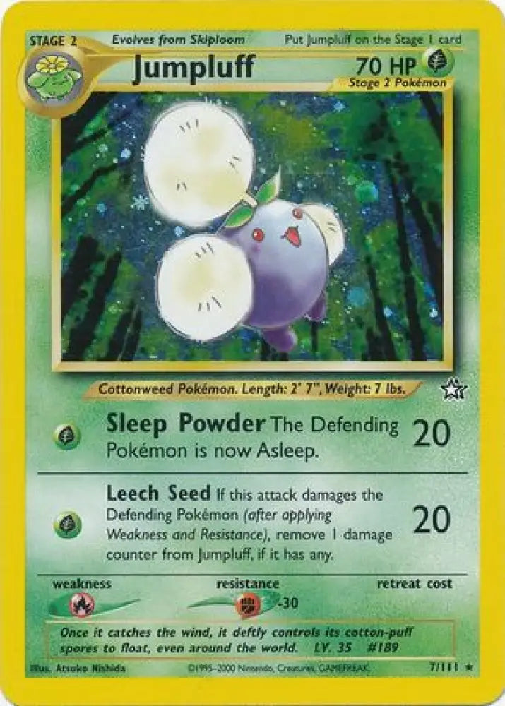 Jumpluff (7/111) [Neo Genesis Unlimited] - Pokemon Single