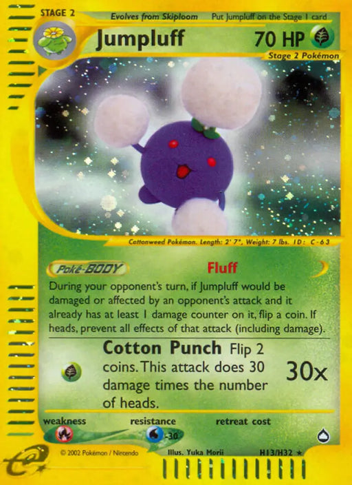 Jumpluff (H13/H32) [Aquapolis] - Pokemon Single