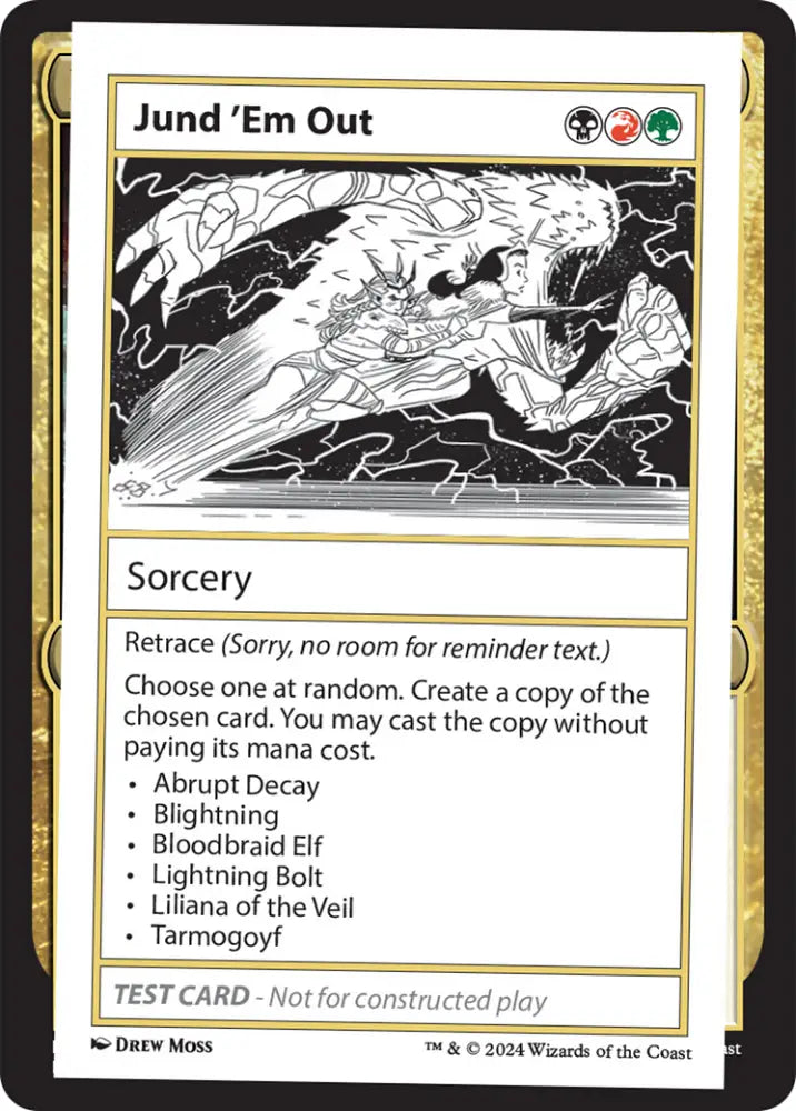 Jund ’Em Out [Mystery Booster 2 Playtest Cards] - MTG Single