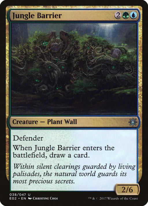 Jungle Barrier [Explorers of Ixalan] - MTG Single
